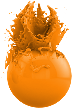 Oranžiniai dažai F09